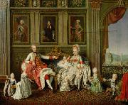 unknow artist Grobherzog Leopold mit seiner Familie Sweden oil painting artist